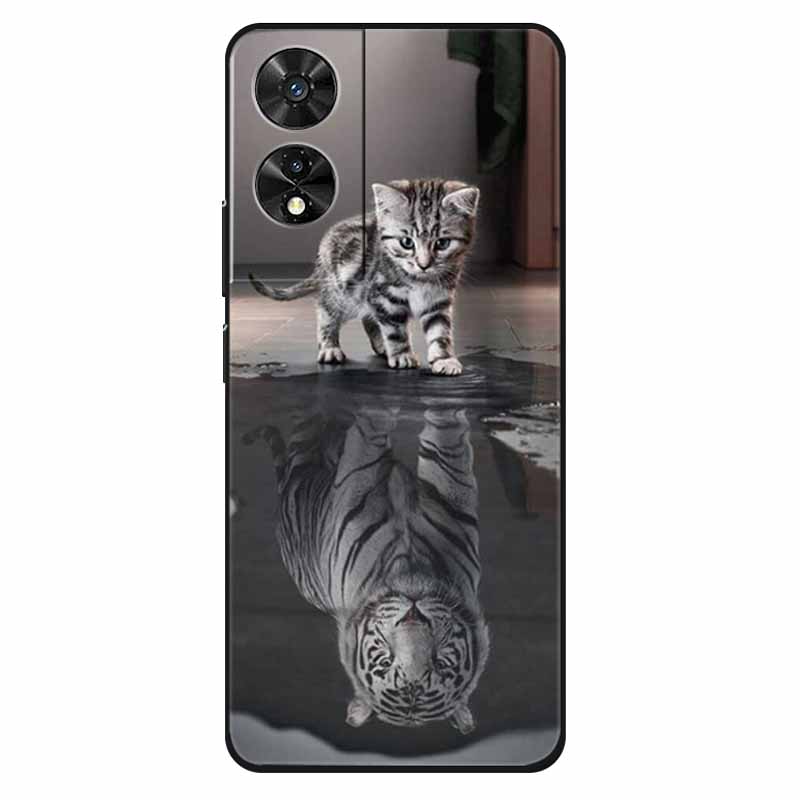 For TCL 505 Case Silicone Fashion Protective TPU Soft Funda for TCL 505 Phone Cover Animal Bumper for TCL505 Coque Shell Cute