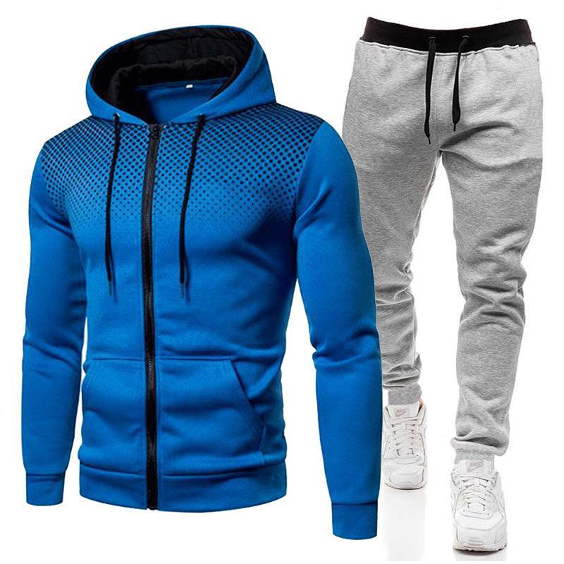 Unisex 3D Digital Print Fleece Hoodie & Sweatpants Set 2023