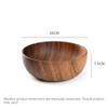 Ciotole di Legno Stile Giapponese Contenitori Rotondi per Cibo Nuove Ciotole per Insalata Articoli per la Cucina
