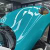 PET Ultra Gloss Miami Blue Car Vinyl Wrap Roll Film Vehicle Body Self Adhesive Decal Car DIY Decoration Accessories Air Release