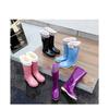 Botas de Lluvia Impermeables y Antideslizantes de Caña Alta para Mujer