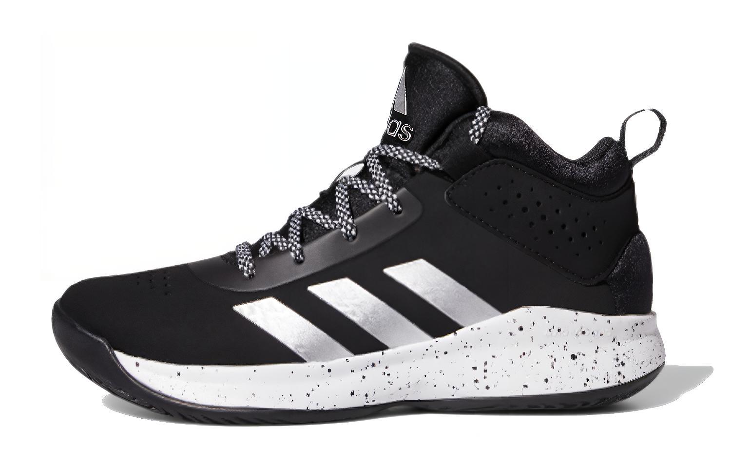 

Adidas Cross Em Up 5 K Slip Resistant Cushioning Abrasion Resistant Low top Basketball Shoes Black Kids FZ1473 28