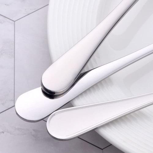 Buyer Star Children's Stainless Steel Cutlery Set, 3-Piece Set, Includes Knife, Fork, and Spoon, Dishwasher Safe, Silver