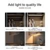 LED Night Light 20/40CM Motion Sensor Wireless USB Cabinet Night Light Wardrobe Lamp For Kitchen Cabinet Bedroom Wardrobe