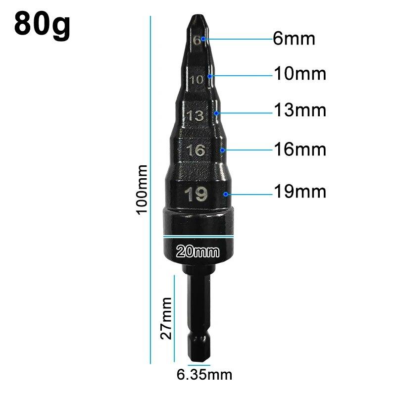 

1 шт. метрический 6-19 мм медный трубный ступенчатый расширитель с шестигранной ручкой для обслуживания кондиционеров, аксессуары для электроинструментов