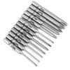 12Pcs Cross Bit Magnetic Screwdriver Accessories Electric Drill Manual Tightening Tool 4mm