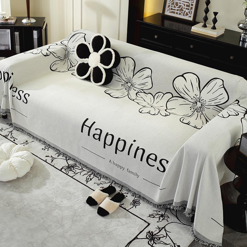 Chenille Sofa Towel Cover Cloth Universal Four Seasons Universal Sofa Cushion Cover Non-Slip Cover Blanket Anti-Scratching
