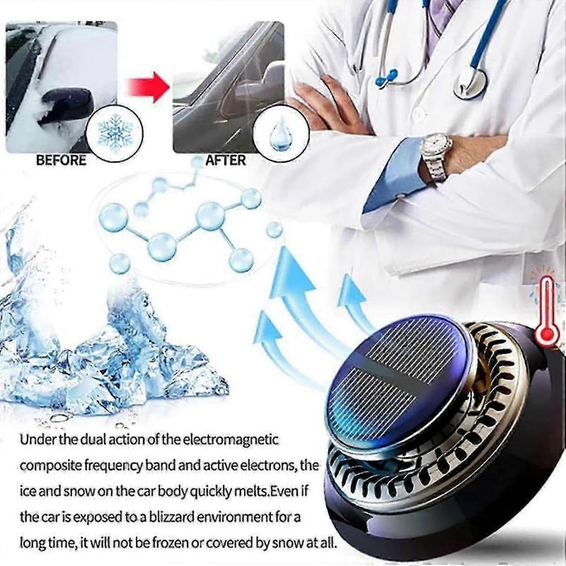 Car Defroster - 2024 New  Car Defroster Electromagnetic Molecular Interference Antifreeze Snow Removal Instrument,mini Portable Kinetic Heater,car Dif
