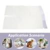 Pet Door Curtain Transparent PVC Easy Install No Drill Doorway Curtain for Summer Winter Pet Entrance Replacement Cover