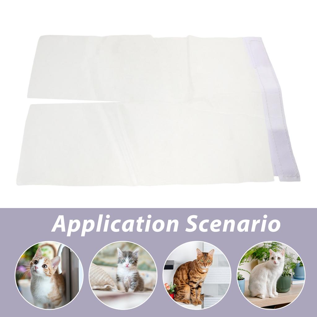 Pet Door Curtain Transparent PVC Easy Install No Drill Doorway Curtain for Summer Winter Pet Entrance Replacement Cover
