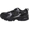 NB 530 Synthetic Leather Polyester Comfortable Fashion Low-Top Kids Running Shoes Kids Sneaker Black PZ530LT