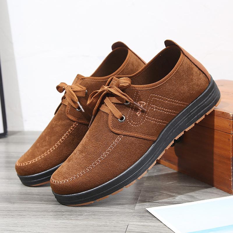 Cloth shoes men's single shoes spring and autumn new beef tendon sole soft sole light casual shoes