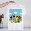 Sprunki Plush T Shirts for Guys O-Neck Short Sleeve Regular Mens Height Quality Men Hip-Hop Tee Shirt