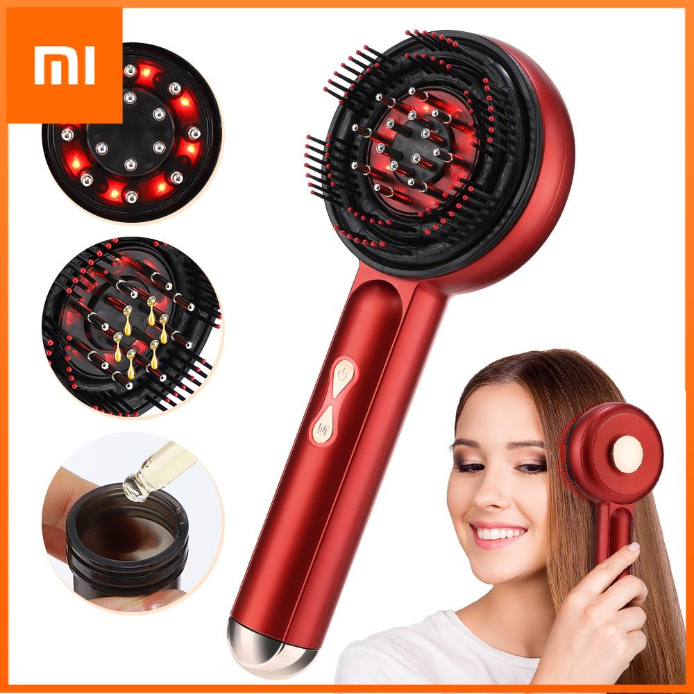 Xiaomi Electric Head Massage Comb 3-Mode Hair Scalp Massager Red Light Therapy Head Medicine Applicator Hair Scalp Massaging Brush IPX7