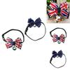 Cute Pet Bell Collar With British Flag Bow Tie Perfect Gift For Dog And Cat Lovers