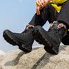 Winter Mens Boots Outdoor Non Slip Hiking Boots Lace Up Platform Boots Winter Super Warm Snow Boot Winter Sneakers for Men Botas