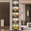 Elegant Chinese-Inspired Resin Decorative Figurines Living Room TV Cabinet Shelf Display Home Decor Gift