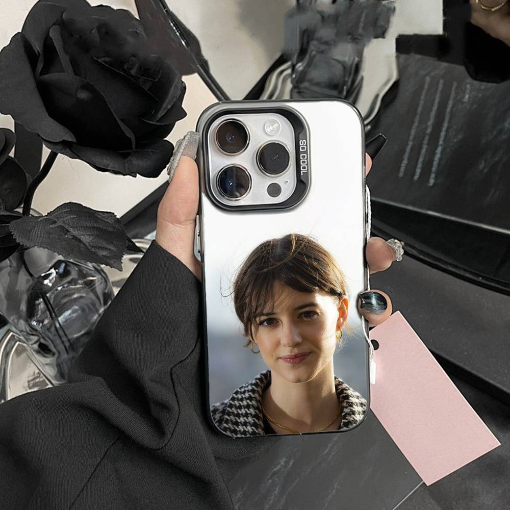 Emily Bader Phone Case For iPhone17, 16,15,14,13,12 Pro Max white Candy Matte Shockproof Cover