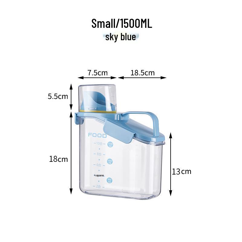 Recipient etanș pentru depozitarea orezului și cerealelor în stil japonez