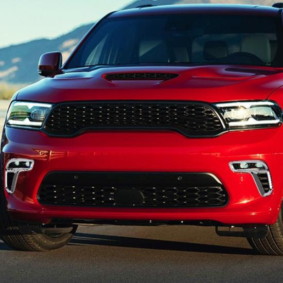 Chrome Front Fog Light Lamp Cover Trim Frame For Dodge Durango + Accessories