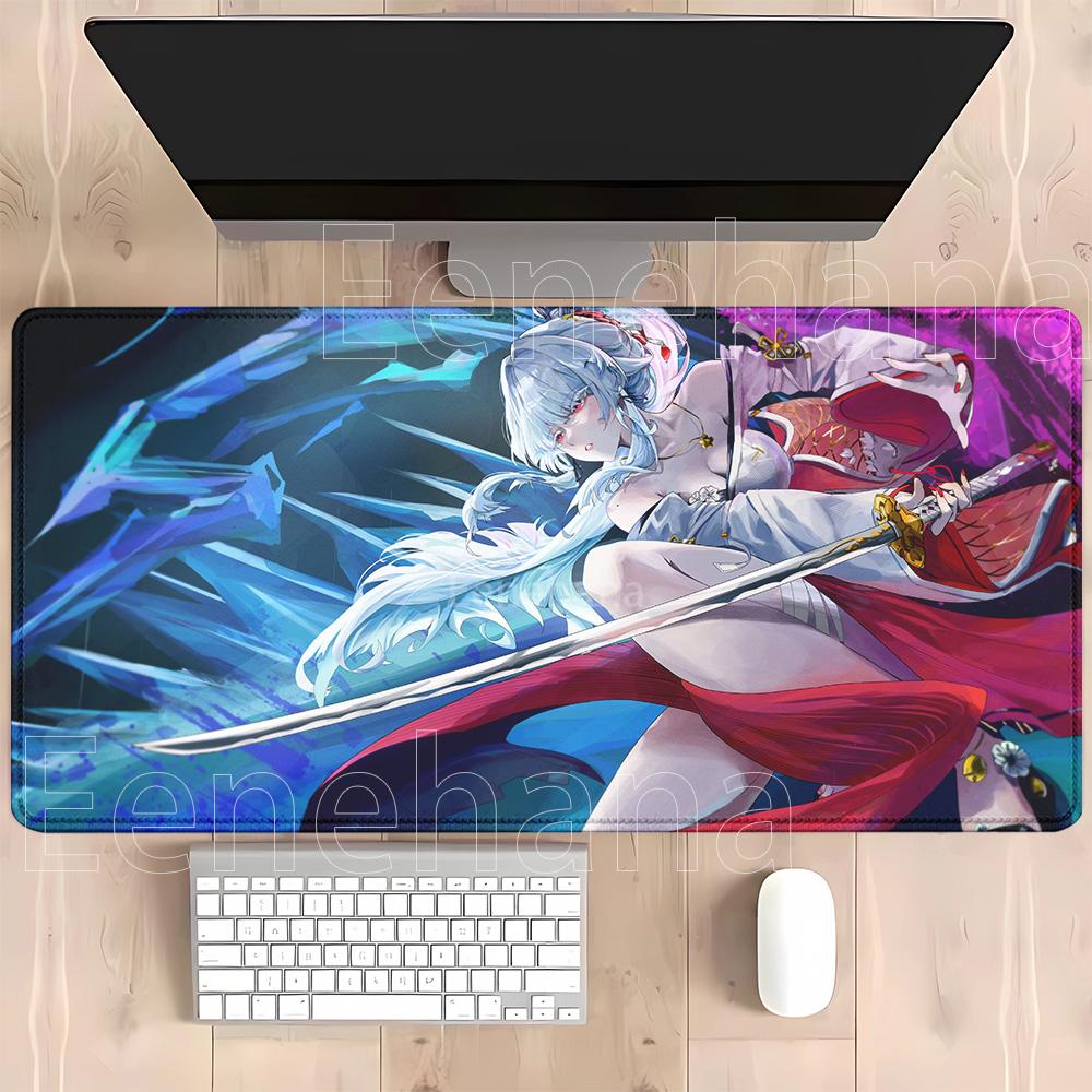Hiyuki Gaming Wuthering Waves Mousepad Pc Office Accessories Keyboard Xxl Mouse Pad Anime Sexy Girl Rubber Hd Printing Desk Mat