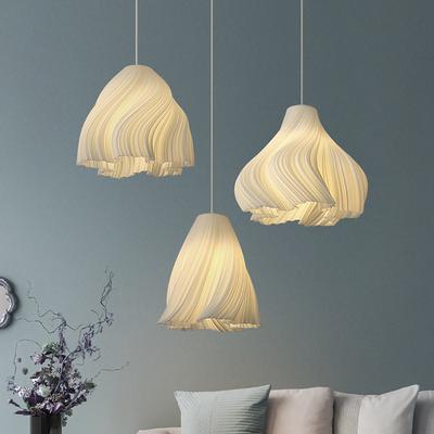Luminária pendente LED moderna com impressão 3D para cozinha, bar, cabeceira, quarto, estudo, restaurante, ilha, café