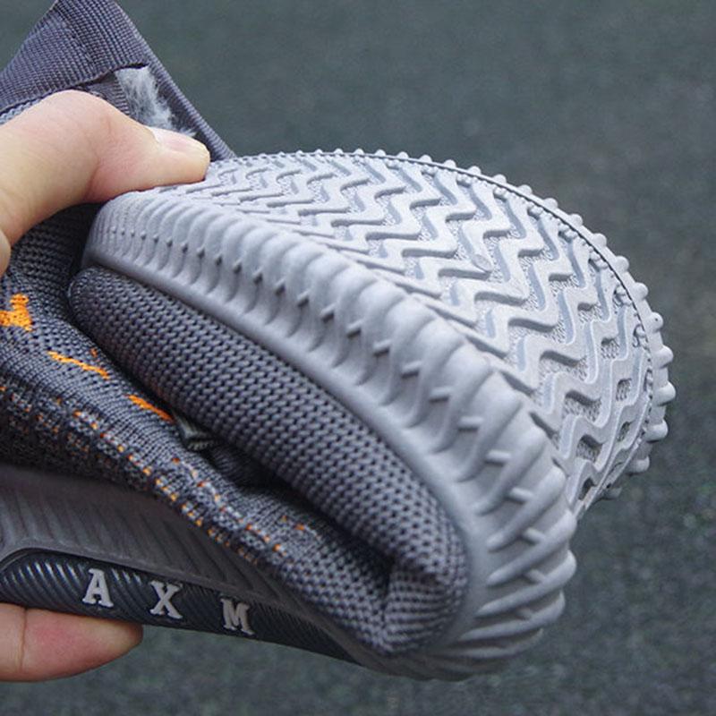 Baumwollschuhe Herren Plüsch Verdickt Warm Herren Rutschfest Weiche Sohlen Leicht Herbst und Winter Sportliche Freizeitschuhe Winter