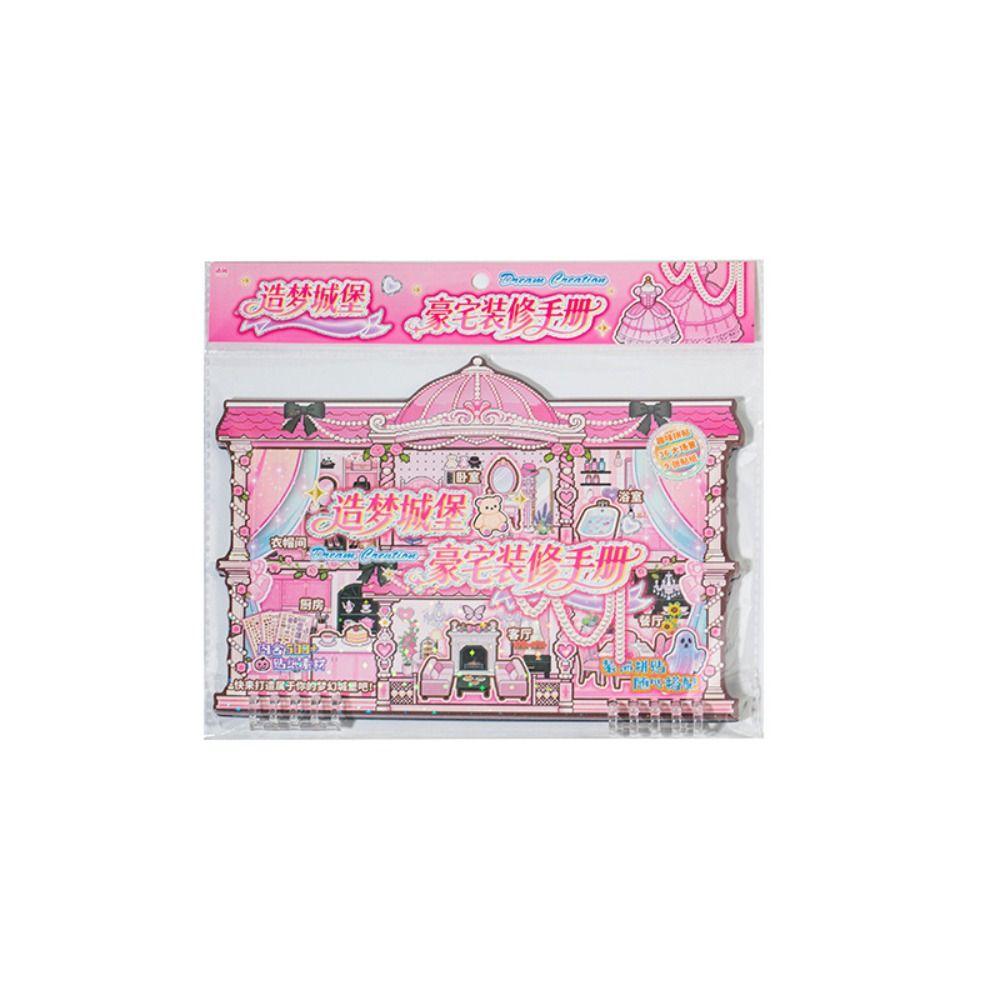 Cute Miniature Scene Sticker 36 Scenes Stacking Sticker New Scenery Sticker Book  Children Gifts