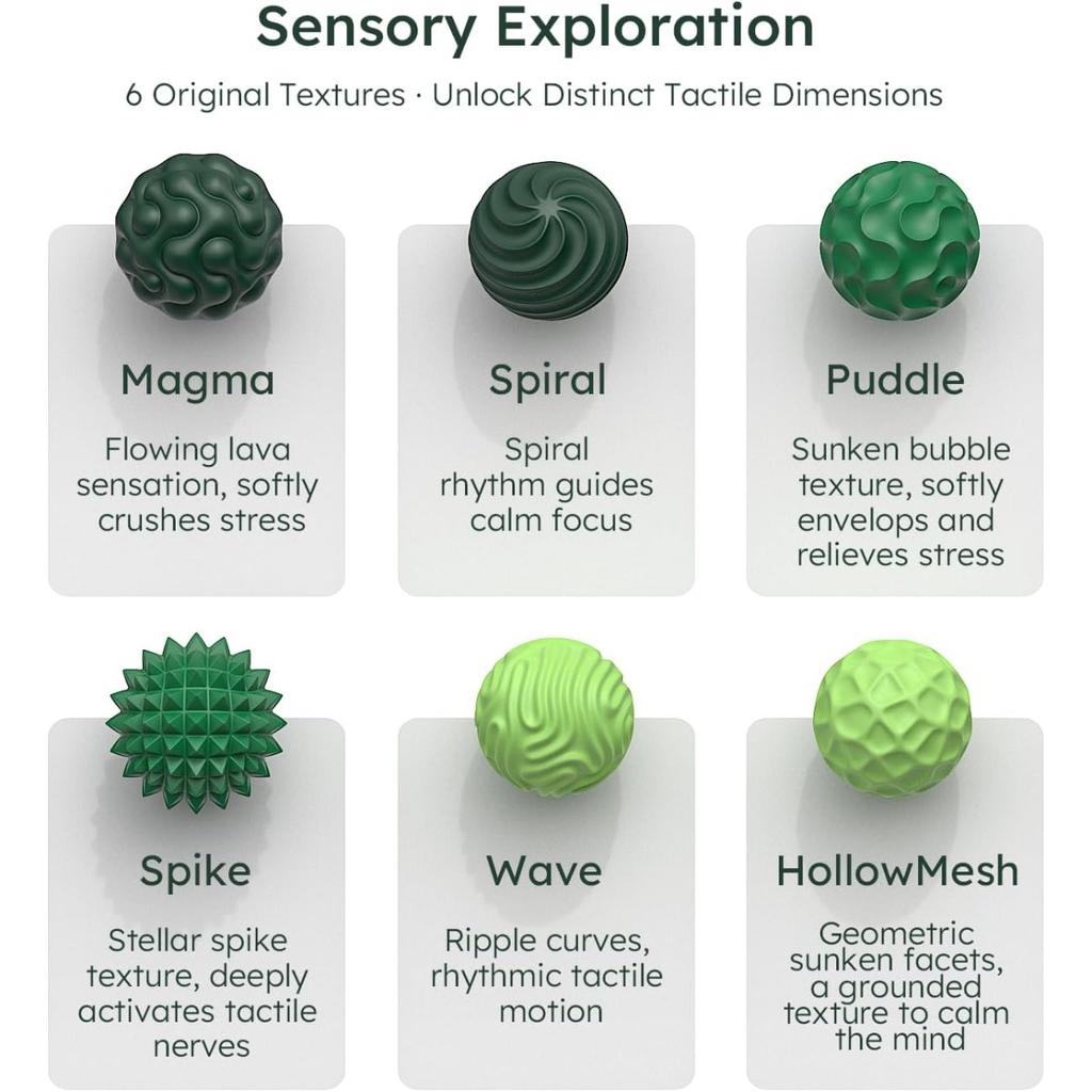 Magnetic Fidget Balls Toys, Silicone Sensory Stress Relief Toy for Adults,Teens with  Fidget Magnets & Magnetic Toy Fun Gift