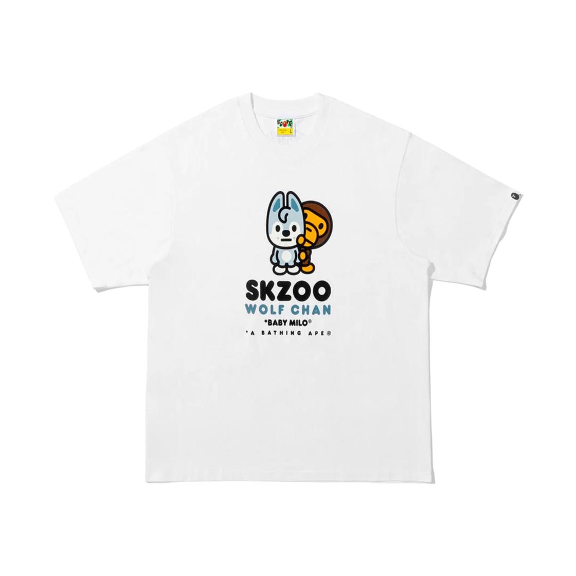 BAPE x Stray Kids Baby Milo T-Shirt Woolf Chan ONE SIZE