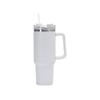Large Capacity Insulated Stainless Steel Car Cup with Handle and Straw - Double Layer for Cold Retention (Ice Buster)