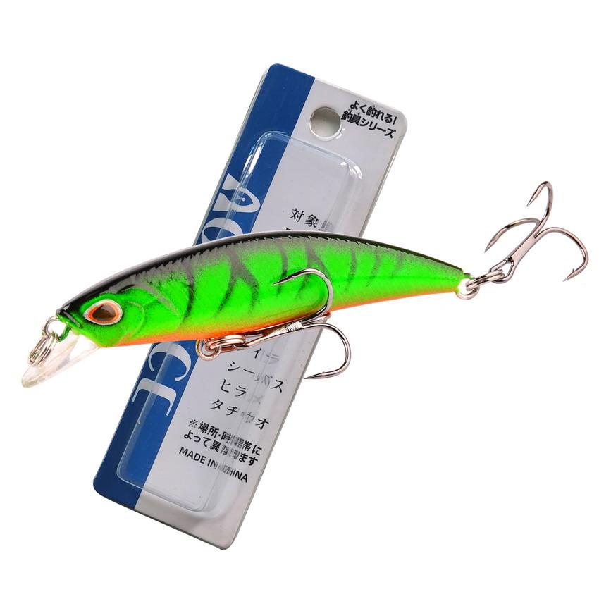 1Pcs Laser Slow Minnow Fishing Lure Wobbler Crankbait Isca Artificial Hard Bait Carp Mini Fishing Lures Pesca Tackle