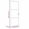 VidaXL Interior Door 83x201.5 Cm White ESG Glass and Aluminum 350569
