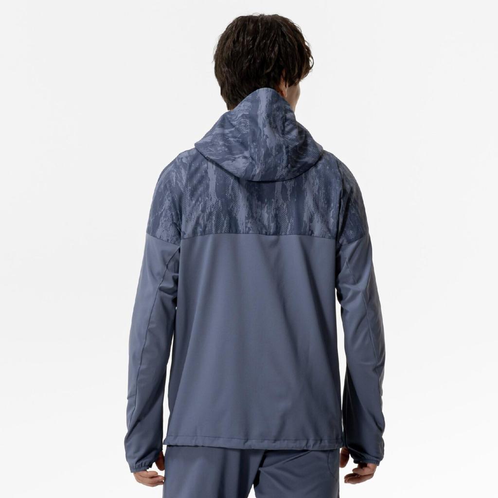 Mizuno Stretch Cloth Training Stretch Indigo Hoodie, Wear, Jersey, Sports, 32MCC002,