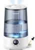 Homvana Aroma Humidifier New 16dB Double Large 25 Hours of Continuous Fits Up To 18 Tatami LED Ultrasonic Aroma Diffuser for Bedrooms and - [2025