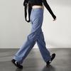 SOFSIL Women's High-Waist Workwear Wide-Leg Cargo Pants