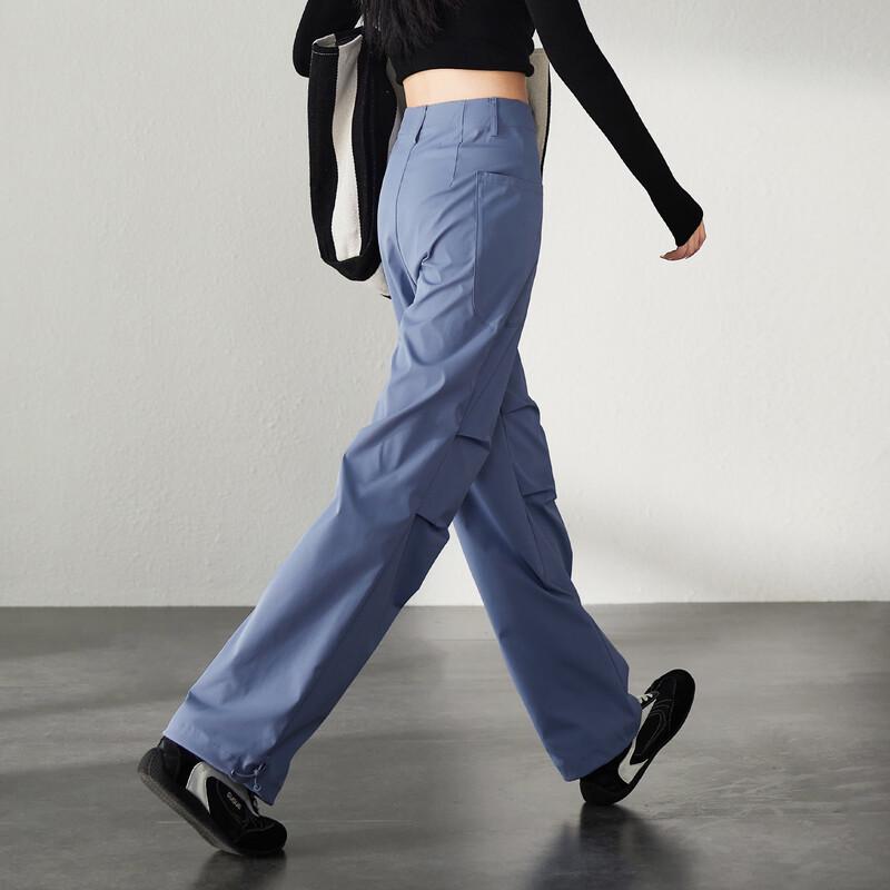SOFSIL Women's High-Waist Workwear Wide-Leg Cargo Pants