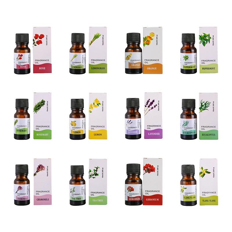 10ml Car Perfume Refill Liquid Flavor Essential Oil with Dropper Car Air Freshener Refill for Air Humidifier Home Auto Fragrance
