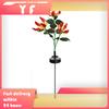 Solar Garden Lights: Elegant LED Flame Lily Outdoor Stake Light For Patio Garden External Solar Lights Solar Lawn Lamp Festival