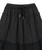 BAUF Vintage Frill Skirt [Black Check]