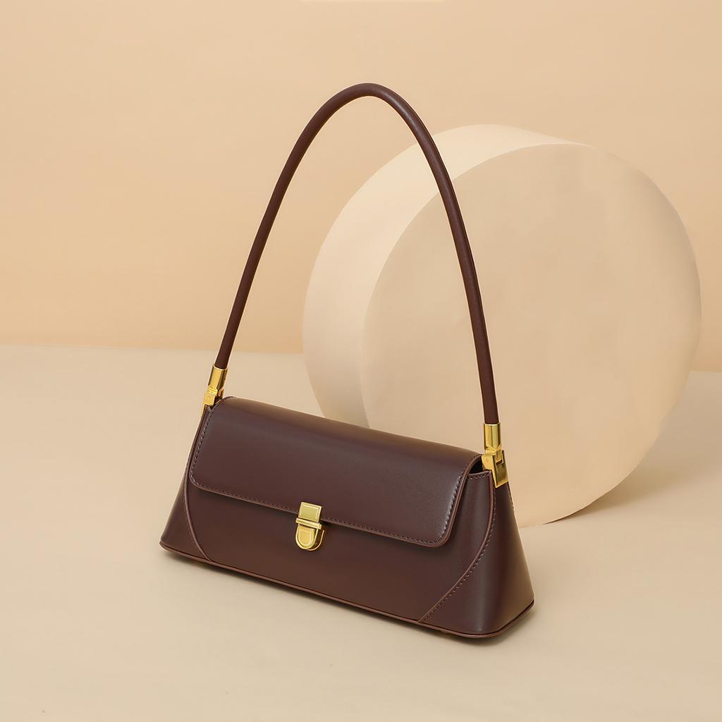 Women'S Bag Autumn Trendy Armpit Bag Women'S Leather Small Bag Method Mixed Bag Niche Retro Shoulder Bag