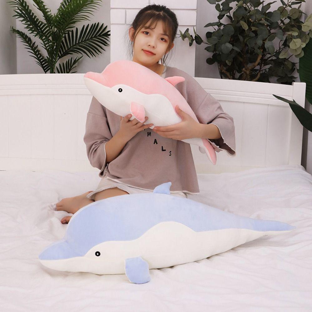 Kawaii Stuffed Soft Animal Dolls 35/50/70/90cm Gift for Girls 2024 Children Sleeping Pillow