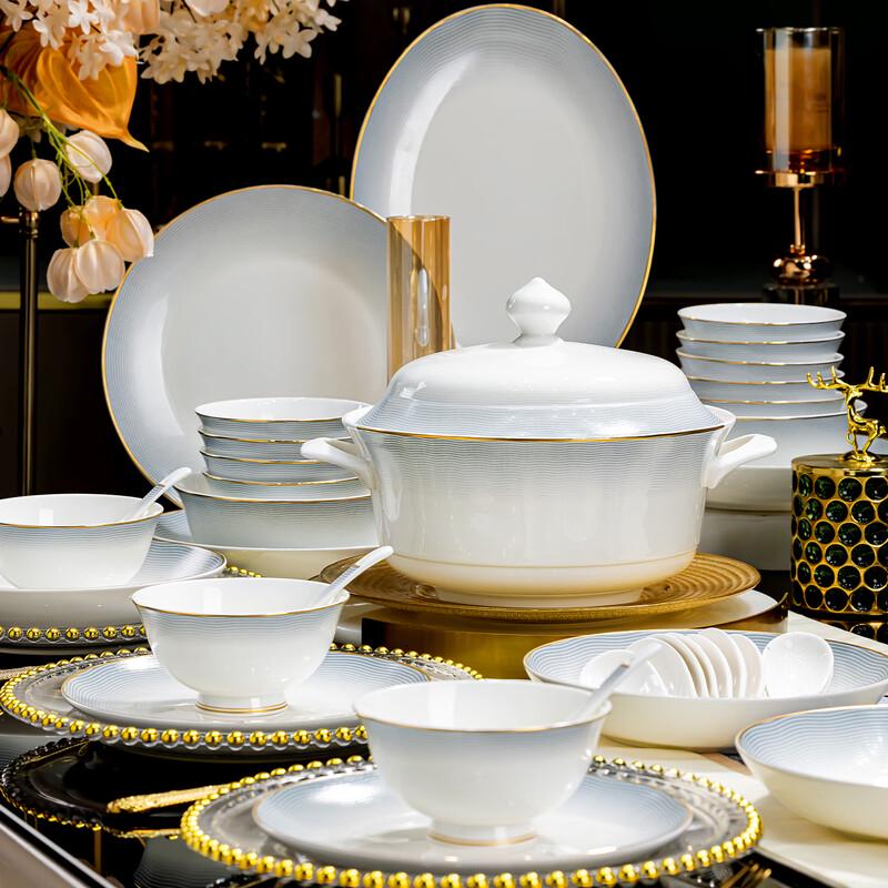 Mornenjoy Jingdezhen Ceramic Tableware Set