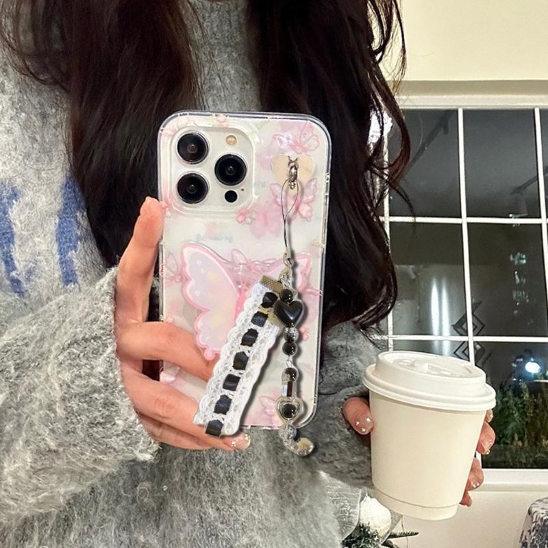 Stylish Beads Phone Chain Charming Decorations Suitable for Phones and Bag