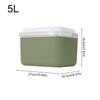 5L Mini Refrigerated Cold Box Outdoor Camping Cooler Organizer For Drinks And Food Cooling Insulation Box Vehicle Accessories
