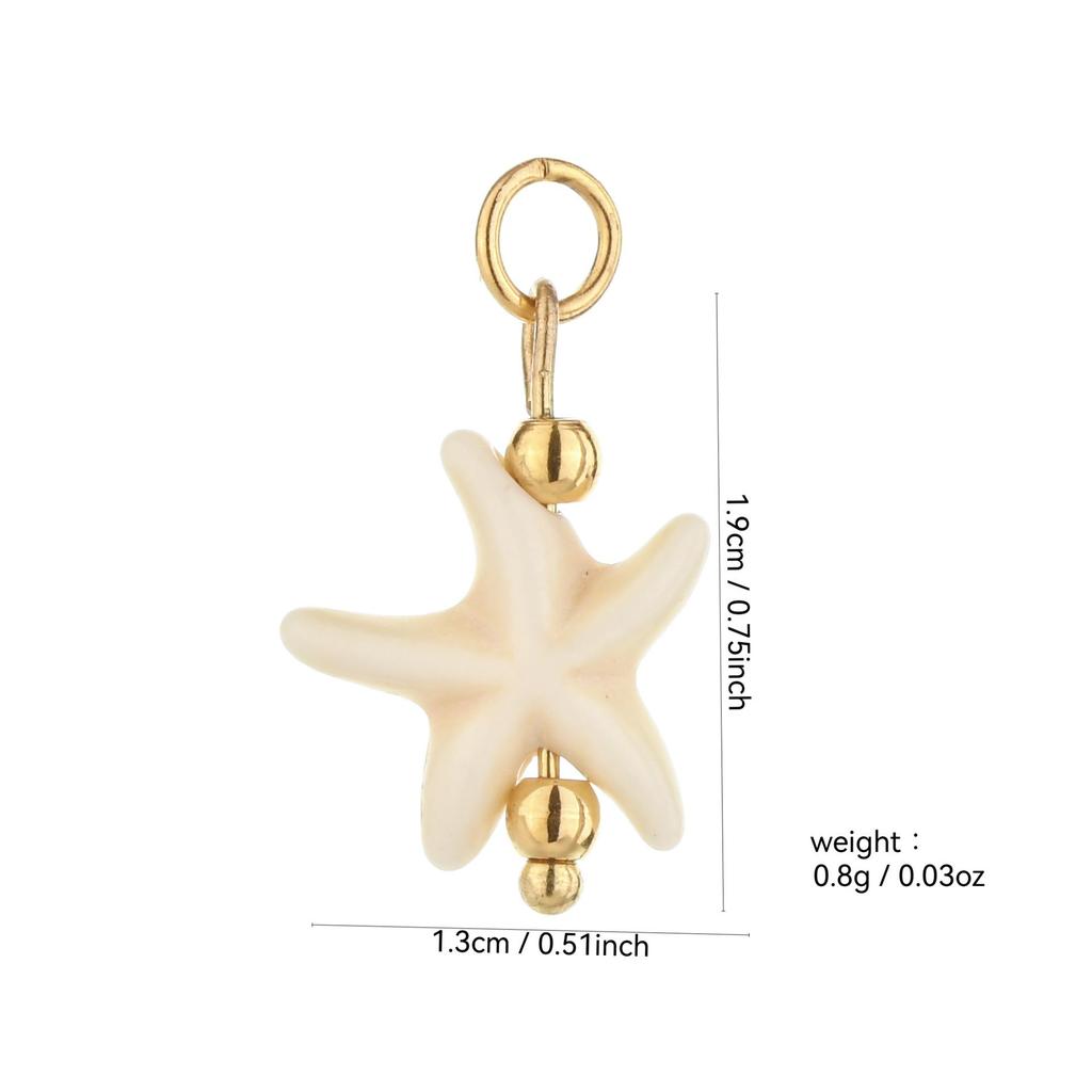 Handmade 18k Gold Electroplated Natural Stone Bead Earrings