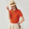 Zhaojun Women's Silk Blend Peter Pan Collar Knit Top