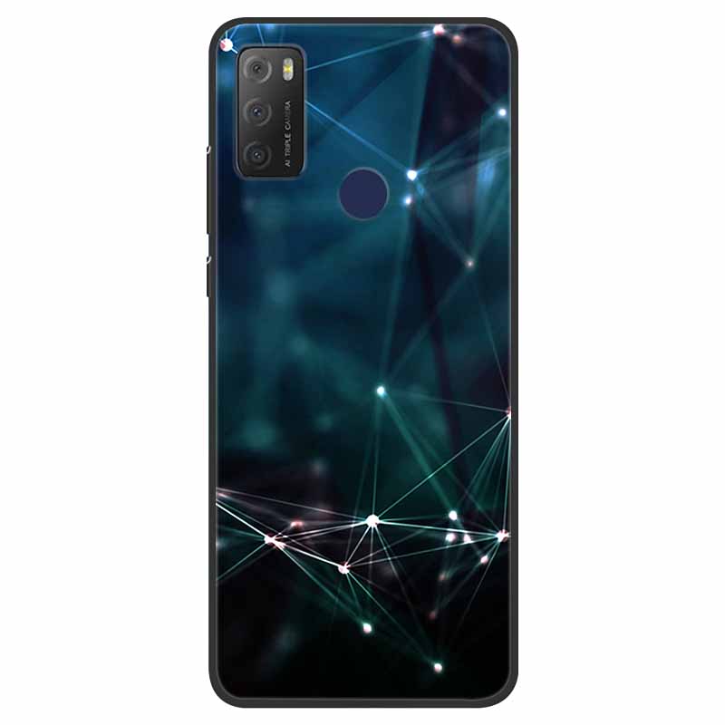 For TCL 20Y Case Marble Soft Silicone Back Wolf Shell for TCL 20E 6125F 6.52 Inch Fundas Phone Cover For TCL20Y 6156D 20 E Coque