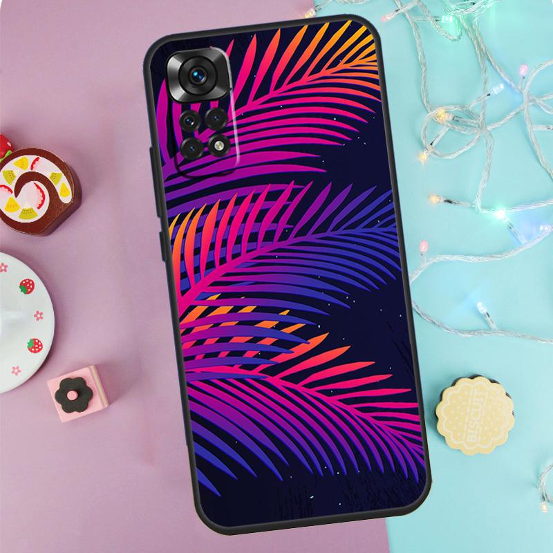 Tropical Leaves Case For Xiaomi Redmi Note 14 Pro 9 10 11 12 13 9S 10S 11S 12S Redmi 14C 10C 12C 13C Cover