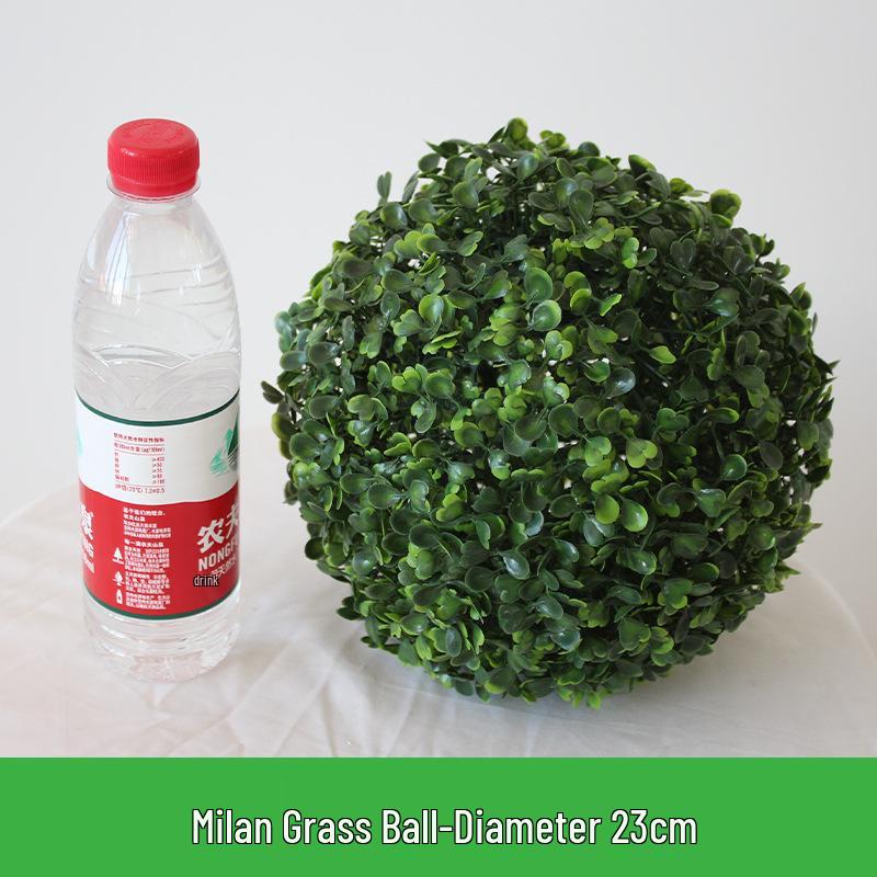 Artificial Greenery & Grass Ball Ceiling Decoration for Visual Merchandising and Store Windows
